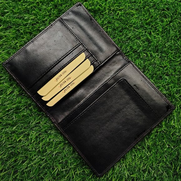 Genuine Bifold Leather Passport Cover or Travel Passport Holder - Picture 2 of 6